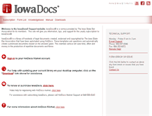 Tablet Screenshot of iowadocs.net